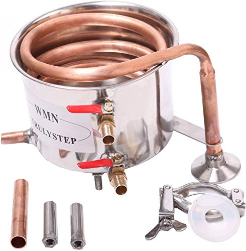 YUEWO 2 Pots Copper Still Home Brew Kit