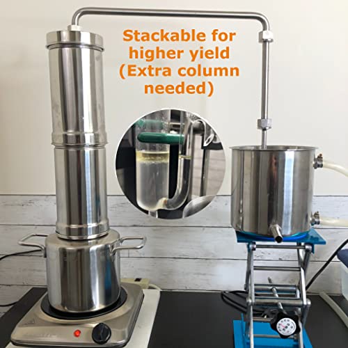 LETIME 3L Stainless Steel Essential Oil Distillation Kit