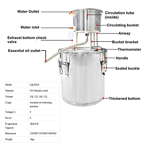 Whiskey Making Kit with Thermometer for Home Brewing