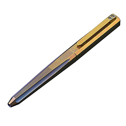 VIP Tactical Titanium Signature Pen, 5" - Gold
