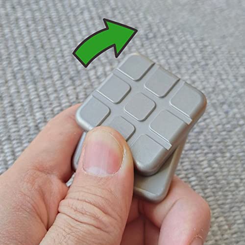 Stainless Steel Rotating Cube Fidget Slider - VIP Edition