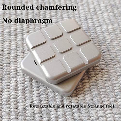 Stainless Steel Rotating Cube Fidget Slider - VIP Edition