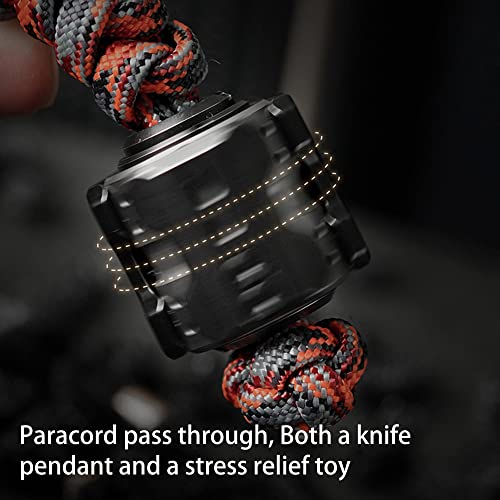 WANERSEN Sonic Mecha Necklace Paracord Bead Knife Pendant