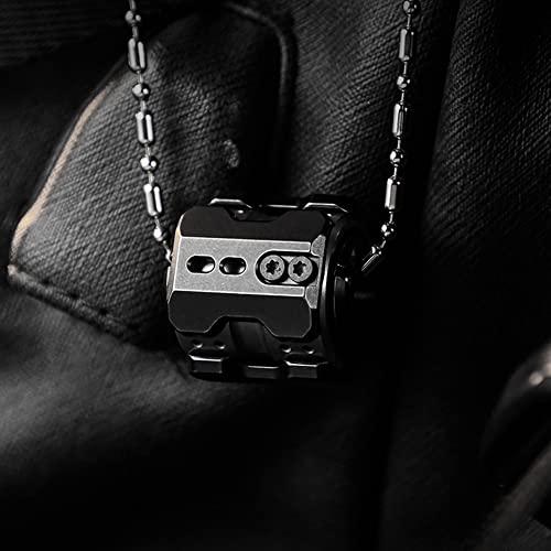 WANERSEN Sonic Mecha Necklace Paracord Bead Knife Pendant