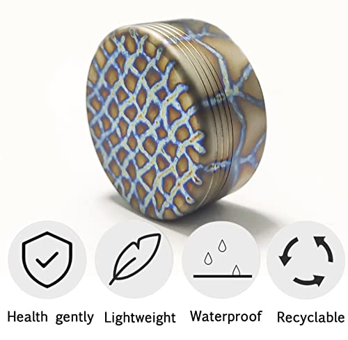 Blue Titanium Capsule Case for EDC and Camping