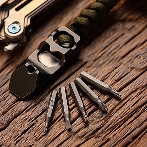 Mini Titanium Breacher Bar with 5 Batch Pry Bar