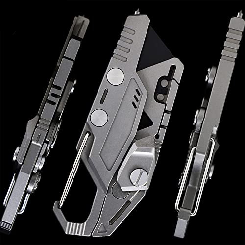 VIP Titanium Quick-Open Utility Knife with Safety Lock