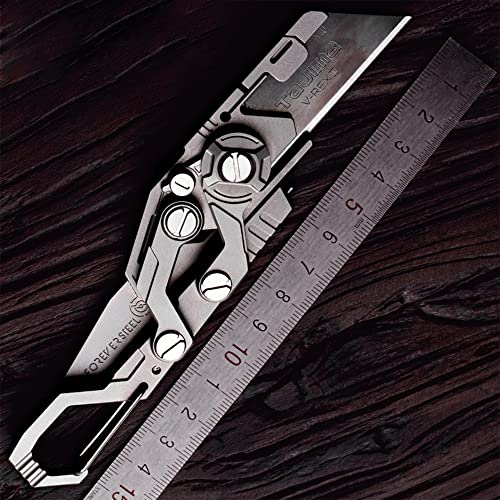 VIP Titanium Quick-Open Utility Knife with Safety Lock