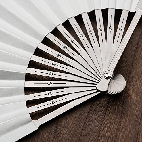 Titanium Alloy 7.87 Inch Hand Folding Fan