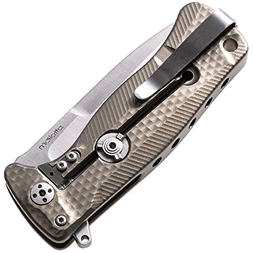 Lion Steel SR22 Titanium Bronze Framelock Knife