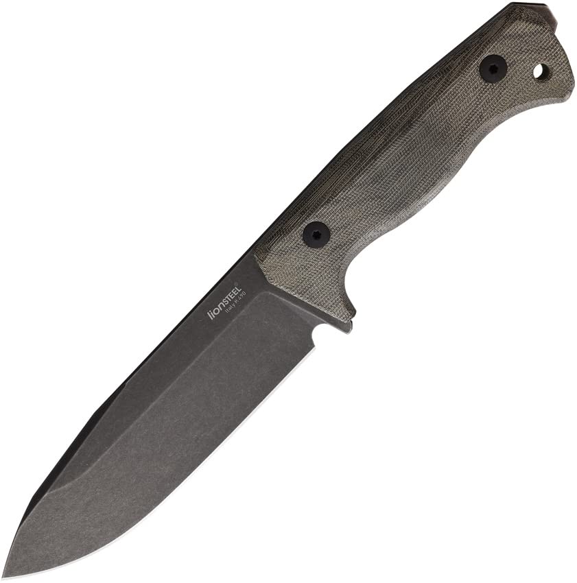 LionSTEEL T6 Black/Green Fixed Blade Knife VIP Shopper