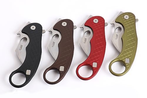 LEONE Karambit Folding Knife with CPM-Magnacut Blade