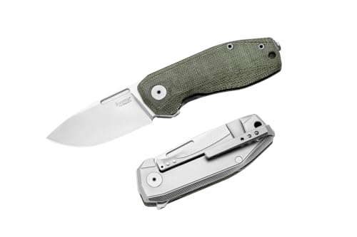 LionSTEEL NANO Titanium Frame Folding Pocket Knife, Made in Italy