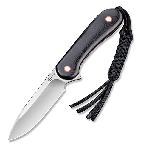 CIVIVI Fixed Blade Elementum Knife with Leather Sheath