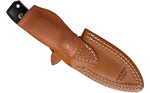 LionSTEEL M4 Camping Knife with Leather Sheath