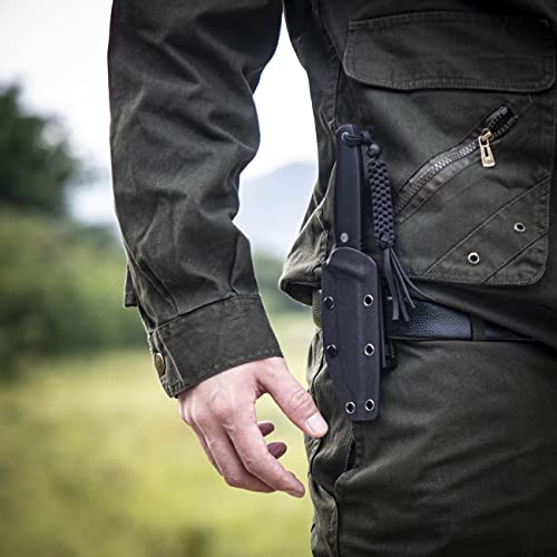 CIVIVI Tamashii Fixed Blade Knife, 4.07’’ D2 Blade