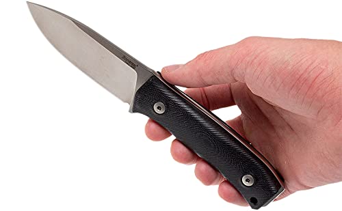 LionSTEEL M4 Camping Knife with Leather Sheath