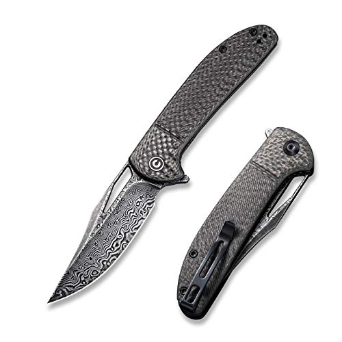 Ortis Flipper Pocket Knife Carbon Fiber Handle (3.25")