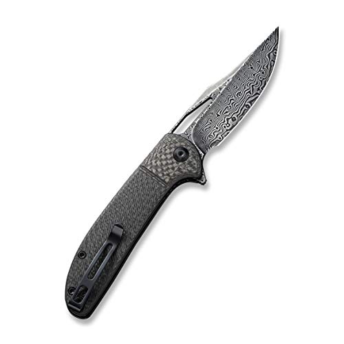 Ortis Flipper Pocket Knife Carbon Fiber Handle (3.25")