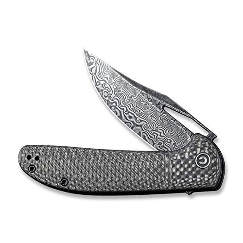 Ortis Flipper Pocket Knife Carbon Fiber Handle (3.25")
