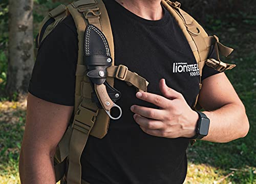 Lion Steel H1 Karambit EDC Hunting Knife, G10/Micarta