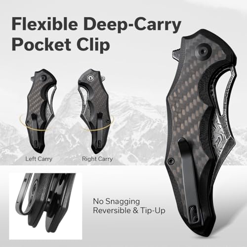 CIVIVI Chiro EDC Folding Knife with Damascus Blade