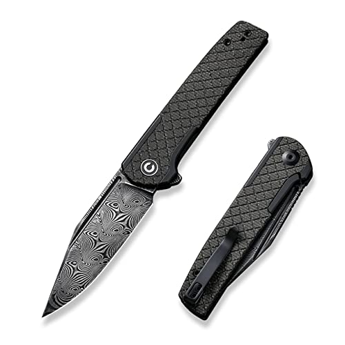 CIVIVI Cachet Damascus Blade Folding Pocket Knife VIP