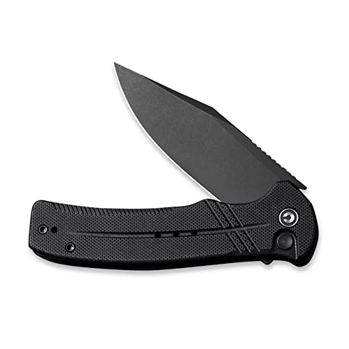CIVIVI Cogent Flipper Knife, 14C28N Blade G10 (Black)