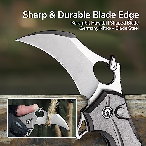 CIVIVI Incisor II Karambit Knife with Nitro-V Blade
