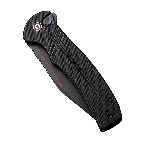 CIVIVI Cogent Flipper Knife, 14C28N Blade G10 (Black)