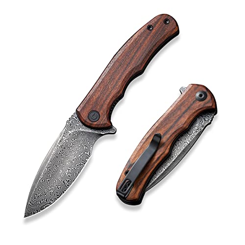 CIVIVI Mini Praxis Damascus Pocket Knife for EDC