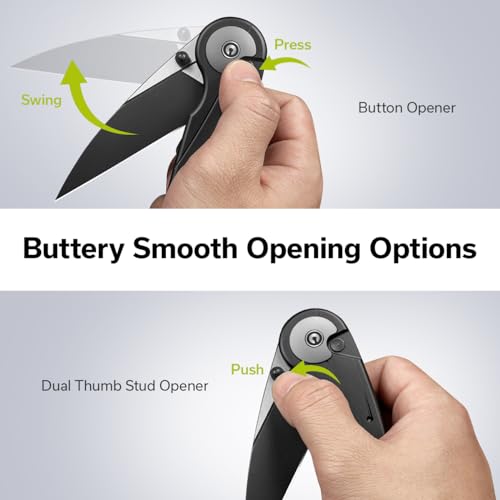 CIVIVI Starflare Button Lock Knife, Nitro-V Blade