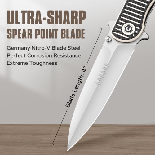 CIVIVI RS71 Pocket Knife, 4" Nitro-V Blade