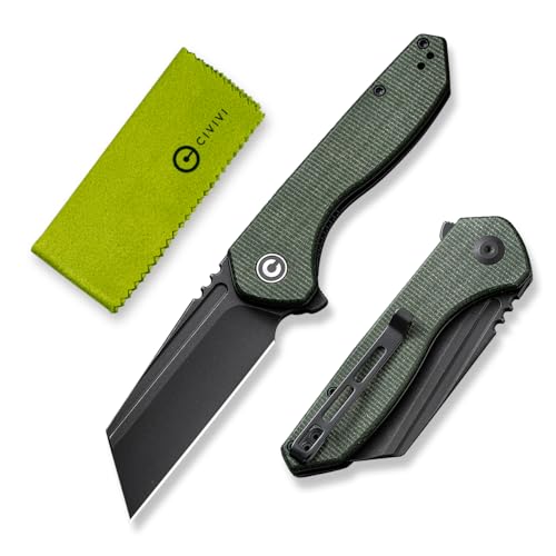 Men's CIVIVI Pocket Knife: Nitro-V Blade, Micarta Handle