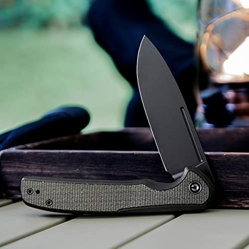 CIVIVI Voltaic Folding Knife - Black Stonewashed Blade