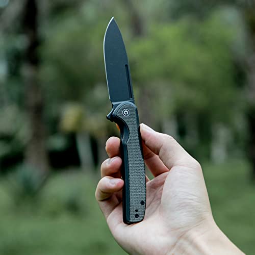 CIVIVI Voltaic Folding Knife - Black Stonewashed Blade