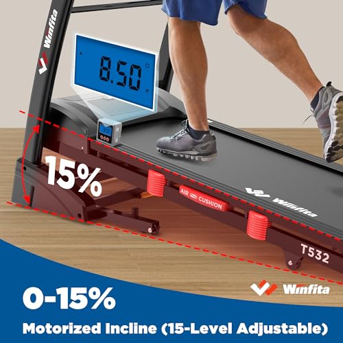 VIP Smart Shopper: Winfita 4.5HP Folding Treadmill, Auto Incline