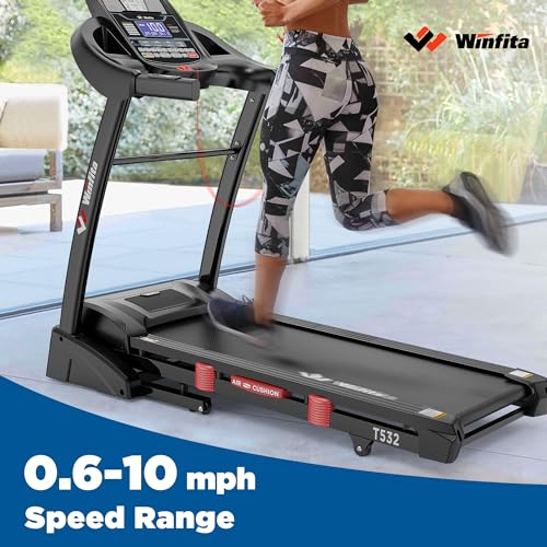 VIP Smart Shopper: Winfita 4.5HP Folding Treadmill, Auto Incline