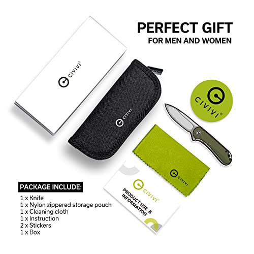 CIVIVI RS71 Pocket Knife, 4" Nitro-V Blade