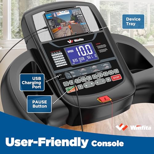 VIP Smart Shopper: Winfita 4.5HP Folding Treadmill, Auto Incline