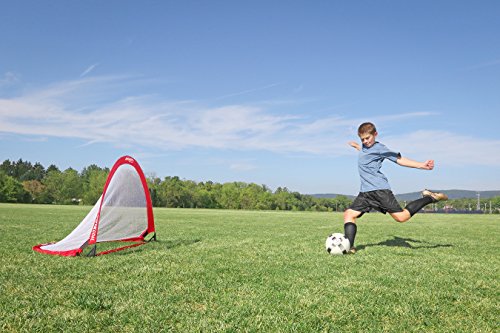 Red 4-Foot Kwik Goal Weighted Infinity Goal VIP