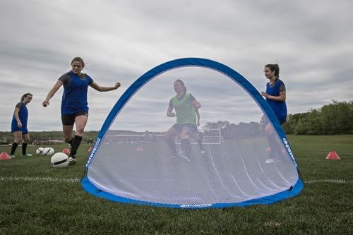 Red 4-Foot Kwik Goal Weighted Infinity Goal VIP