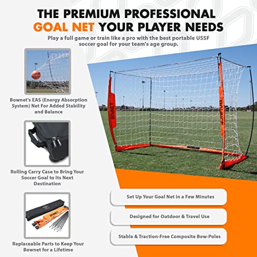 Portable Kids Soccer Goal - 6x4 Folding Practice Goal