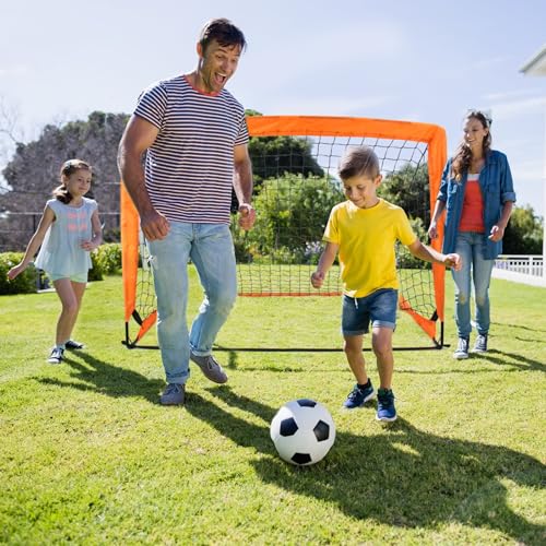 Amoise Kids Soccer Goals Set with Accessories