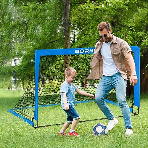 Kids Soccer Goal Set - 2 Sets Included