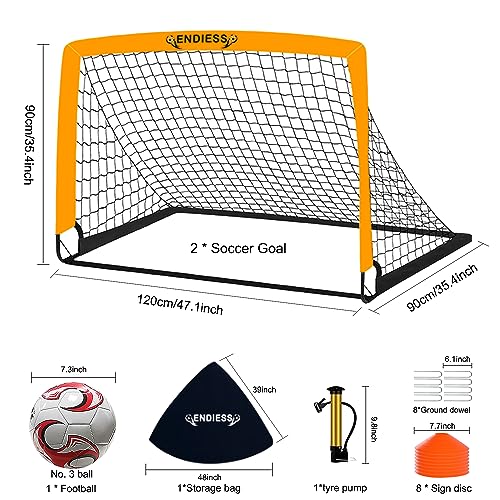 Kid's Portable Pop-Up Soccer Goals - Perfect for Practice