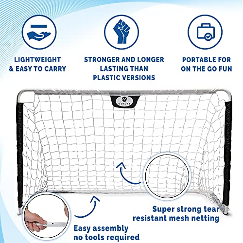 Kids Soccer Goal Net Set with Carry Bag