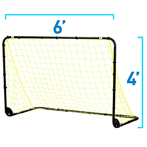Franklin Sports Premier Folding Backyard Soccer Goal - 6'x4