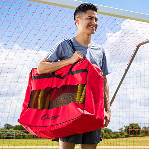 Champion Sports PA12 Soccer Training Aids, Yellow