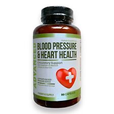 Heart Health Blood Pressure Support Supplement - Support Blood Pressure & Healthy Circularity Naturally with Hawthorn Berry & Hibiscus.Vitamins Pills for Healthy Hypertension (BP) & Healthy Heart.